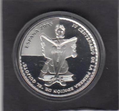 Beschrijving: 10 Euro DON QUIXOTE THE WINDMILLS AND HORSE